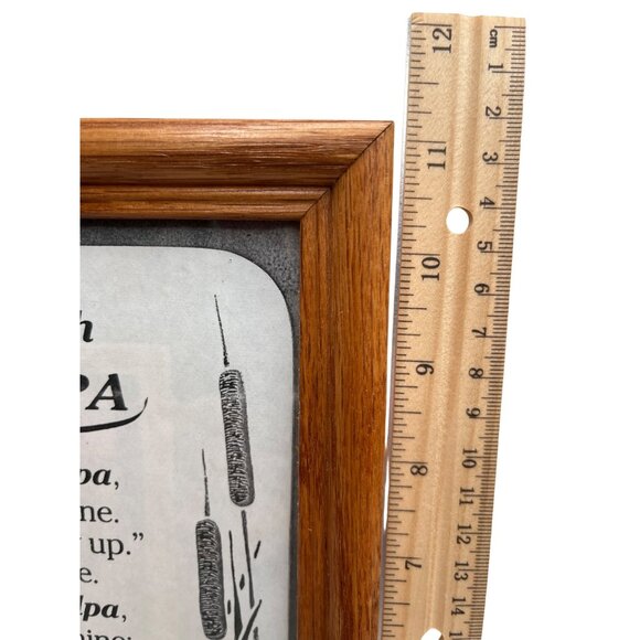 Walking with Grandpa Poem in Wood Frame 8 X 11 33e - Picture 5 of 8